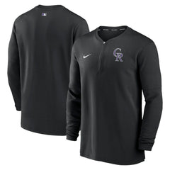 Colorado Rockies Nike Authentic Collection Game Time Performance Quarter-Zip Top On Sale