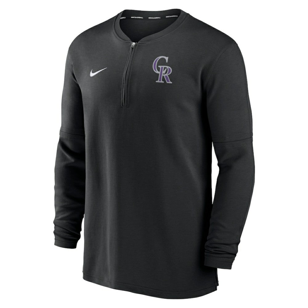 Colorado Rockies Nike Authentic Collection Game Time Performance Quarter-Zip Top On Sale