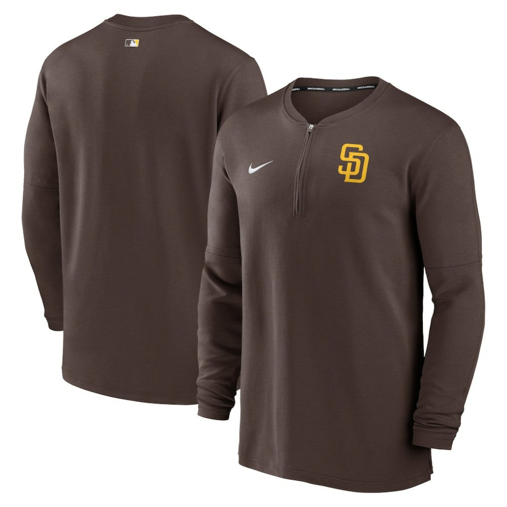 San Diego Padres Nike Authentic Collection Game Time Performance Quarter-Zip Top Sale