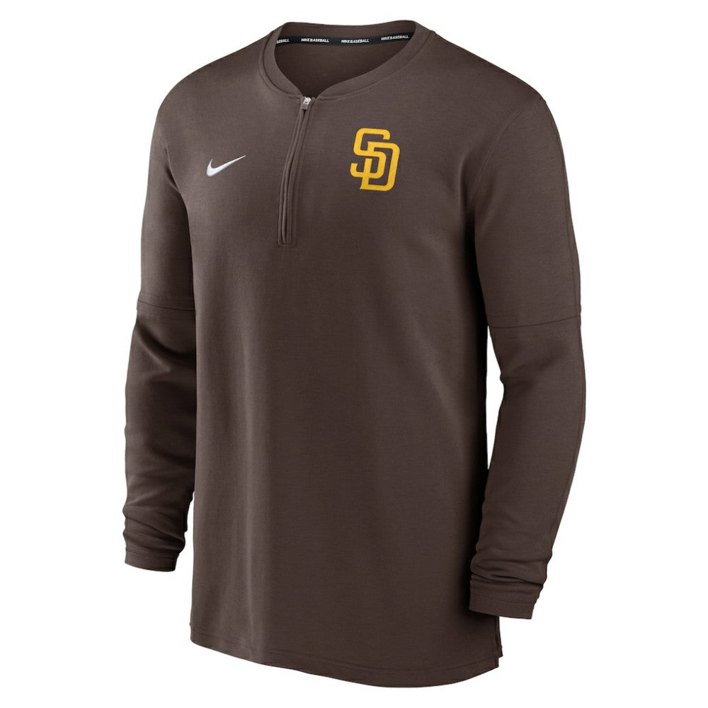 San Diego Padres Nike Authentic Collection Game Time Performance Quarter-Zip Top Sale