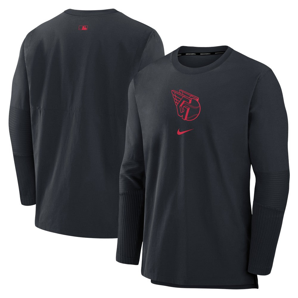 Cleveland Guardians Nike Authentic Collection Player Dri-FIT Lightweight Pullover for sale