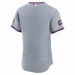 New York Mets Nike Road Sponsor Patch Authentic Jersey On Sale