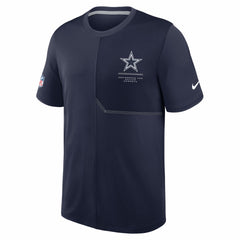 Dallas Cowboys Sideline UV Dri-FIT Coach Shirt Navy - Nike