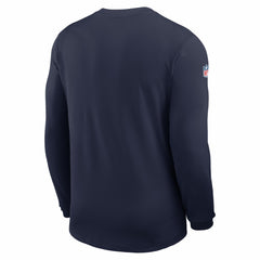 Dallas Cowboys Sideline Coach UV Dri-FIT Long Sleeve Shirt Navy - Nike