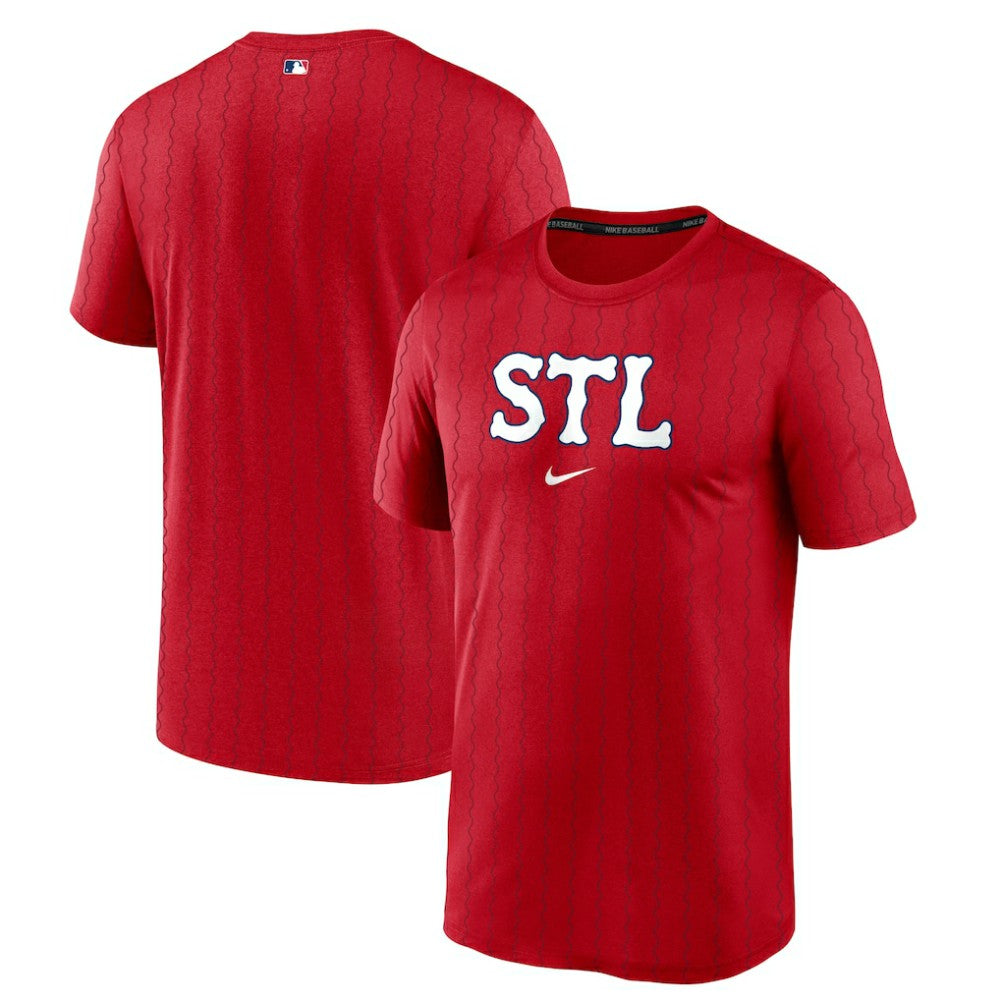 St. Louis Cardinals Nike 2024 City Connect Authentic Collection Practice Velocity Performance T-Shirt On Sale