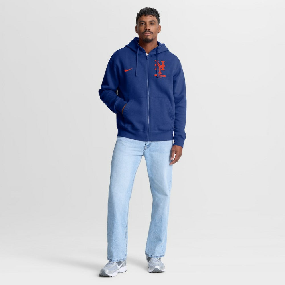 New York Mets Nike Primetime Lockup Full-Zip Hoodie Lifestyle