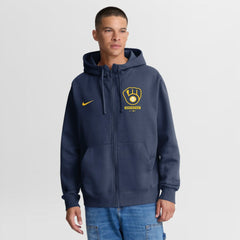 Milwaukee Brewers Nike Primetime Lockup Full-Zip Hoodie Sale