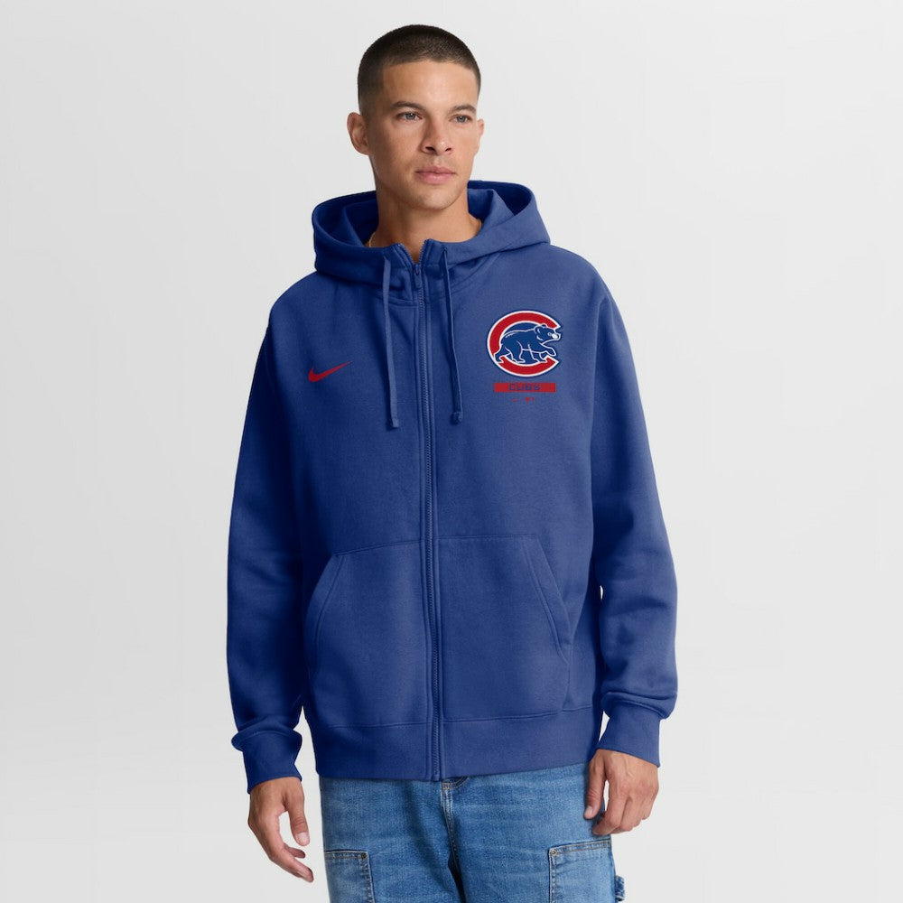Chicago Cubs Nike Primetime Lockup Full-Zip Hoodie Lifestyle