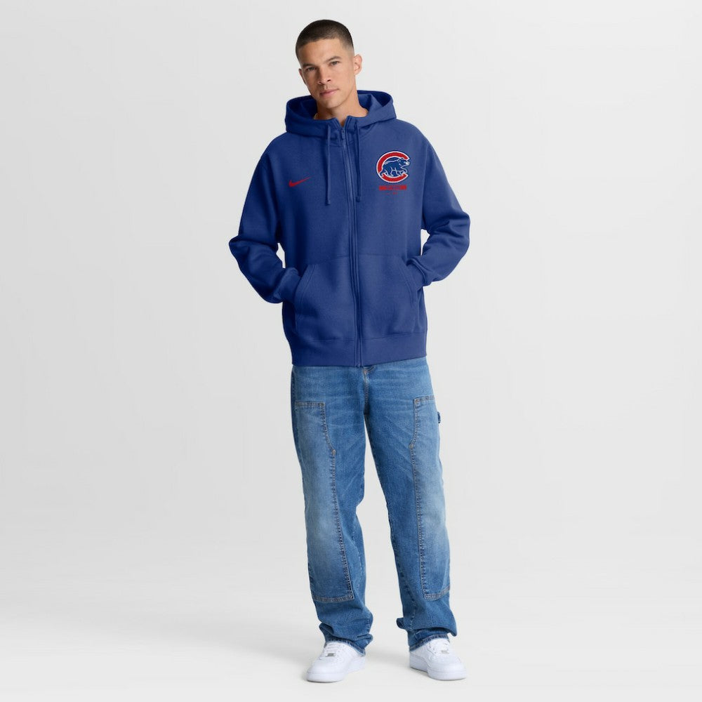 Chicago Cubs Nike Primetime Lockup Full-Zip Hoodie Lifestyle