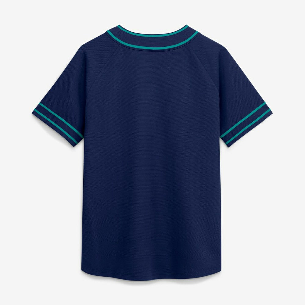 Seattle Mariners Fanatics Women's Diva Race Ahead Raglan V-Neck T-Shirt Lifestyle