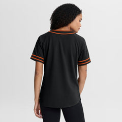 San Francisco Giants Fanatics Women's Diva Race Ahead Raglan V-Neck T-Shirt discount
