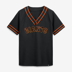San Francisco Giants Fanatics Women's Diva Race Ahead Raglan V-Neck T-Shirt discount