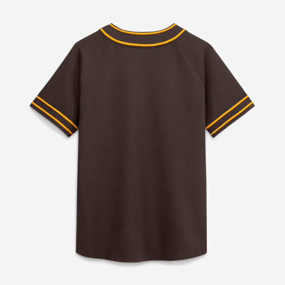 San Diego Padres Fanatics Women's Diva Race Ahead Raglan V-Neck T-Shirt Clearance