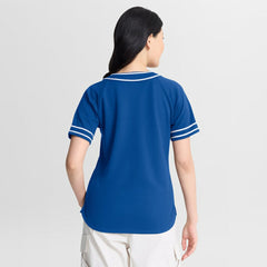 Los Angeles Dodgers Fanatics Women's Diva Race Ahead Raglan V-Neck T-Shirt Lifestyle