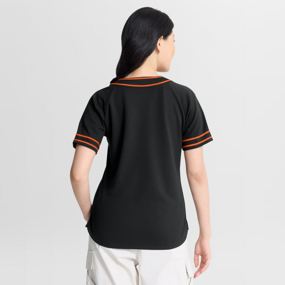Baltimore Orioles Fanatics Women's Diva Race Ahead Raglan V-Neck T-Shirt Clearance