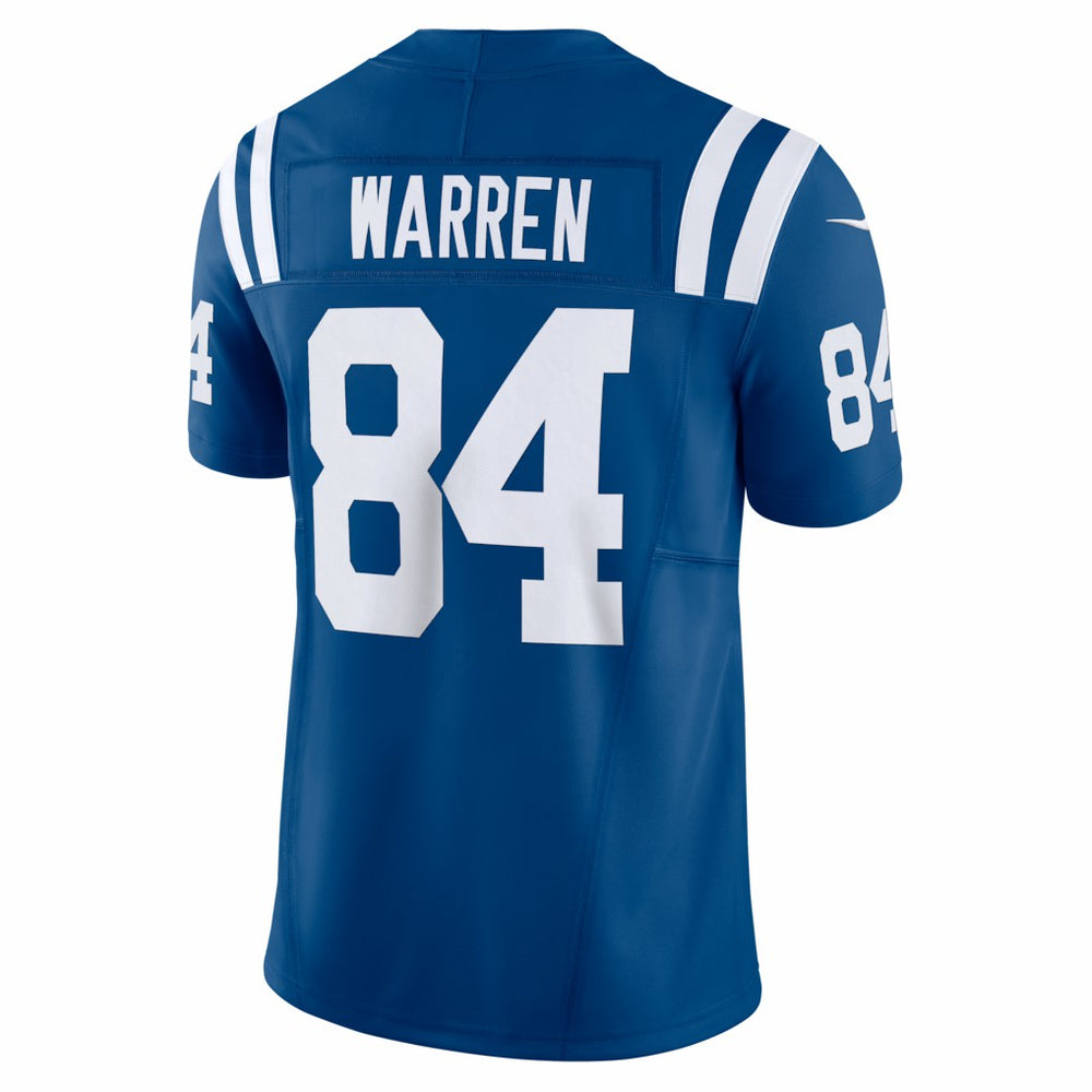 Tyler Warren Indianapolis Colts Team Vapor F.U.S.E. Limited Jersey Royal - Nike