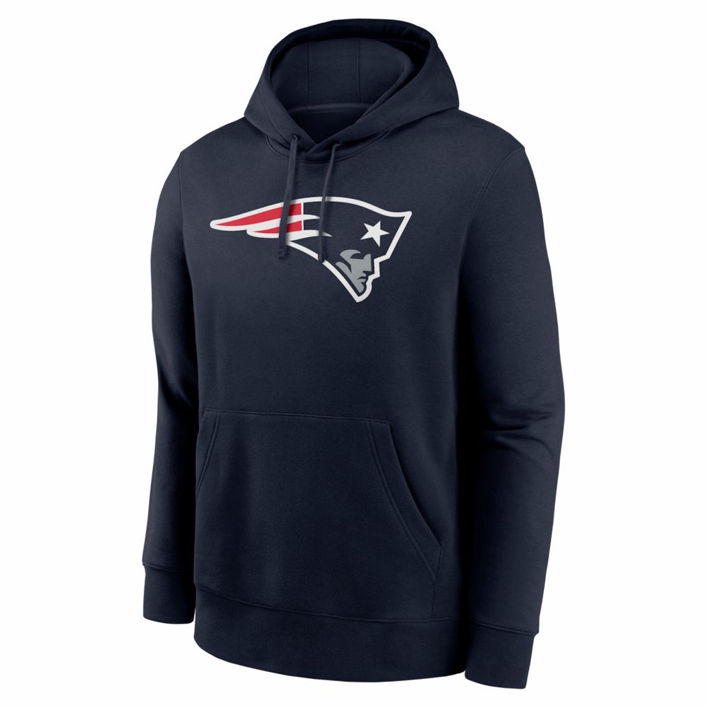 Drake Maye New England Patriots Player Name & Number Fleece Hoodie Navy - Nike