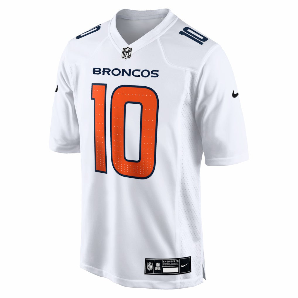 Bo Nix Denver Broncos Tundra Fashion Game Jersey White - Nike