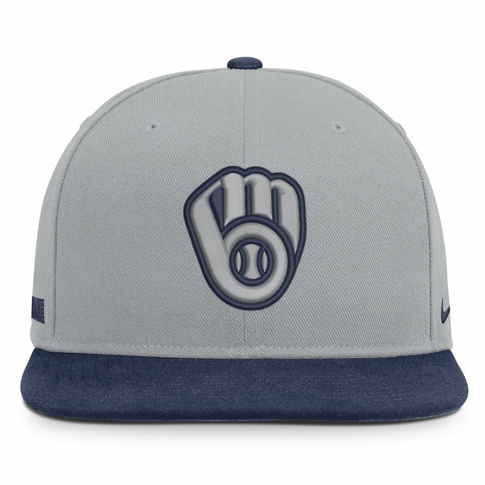 Milwaukee Brewers Nike Primetime Pro Dri-FIT Snapback Hat On Sale