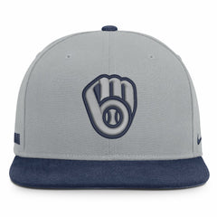 Milwaukee Brewers Nike Primetime Pro Dri-FIT Snapback Hat On Sale