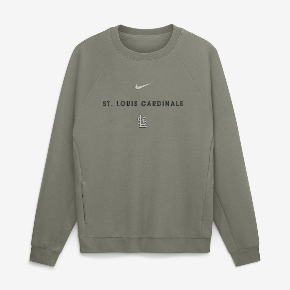 St. Louis Cardinals Nike Statement Primary Raglan Dri-FIT Sweatshirt On Sale