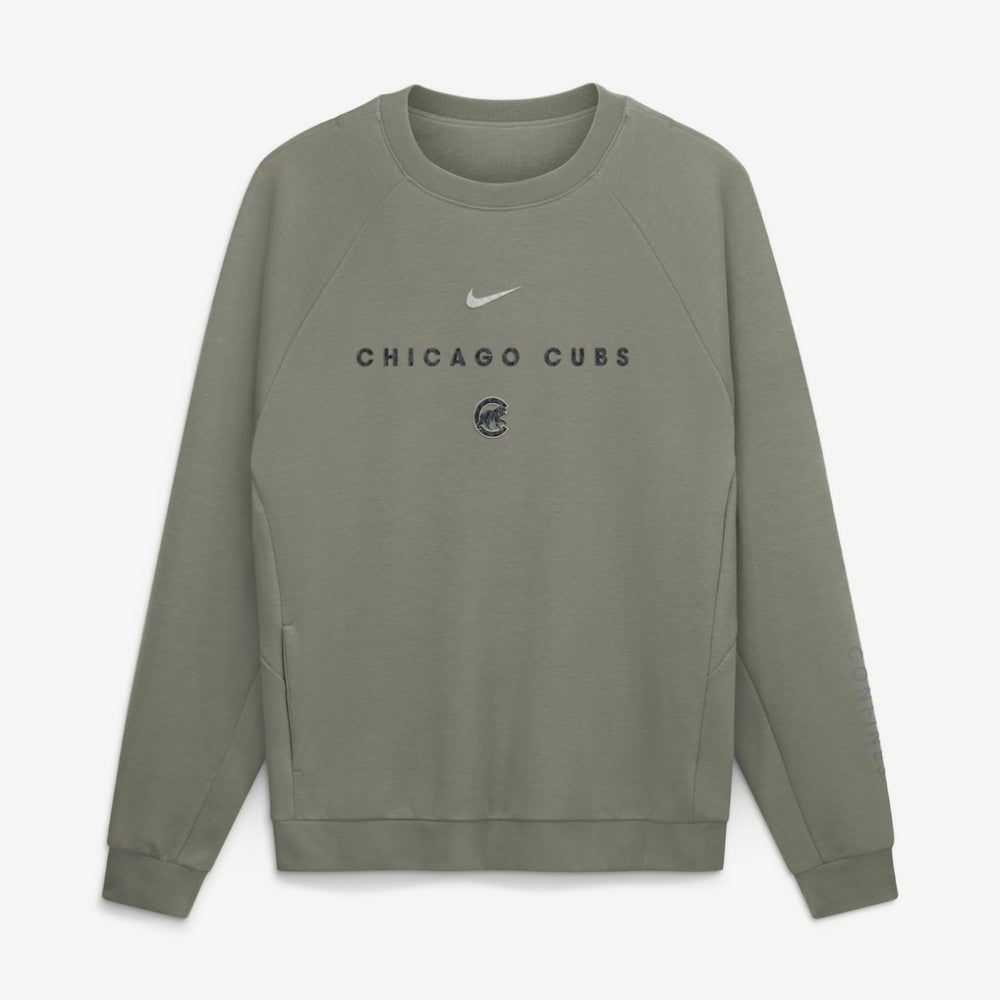 Chicago Cubs Nike Statement Primary Raglan Dri-FIT Sweatshirt Sale
