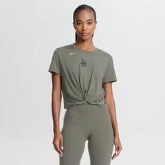 Los Angeles Dodgers Nike Women's One Twist Dri-FIT Cropped T-Shirt Sale