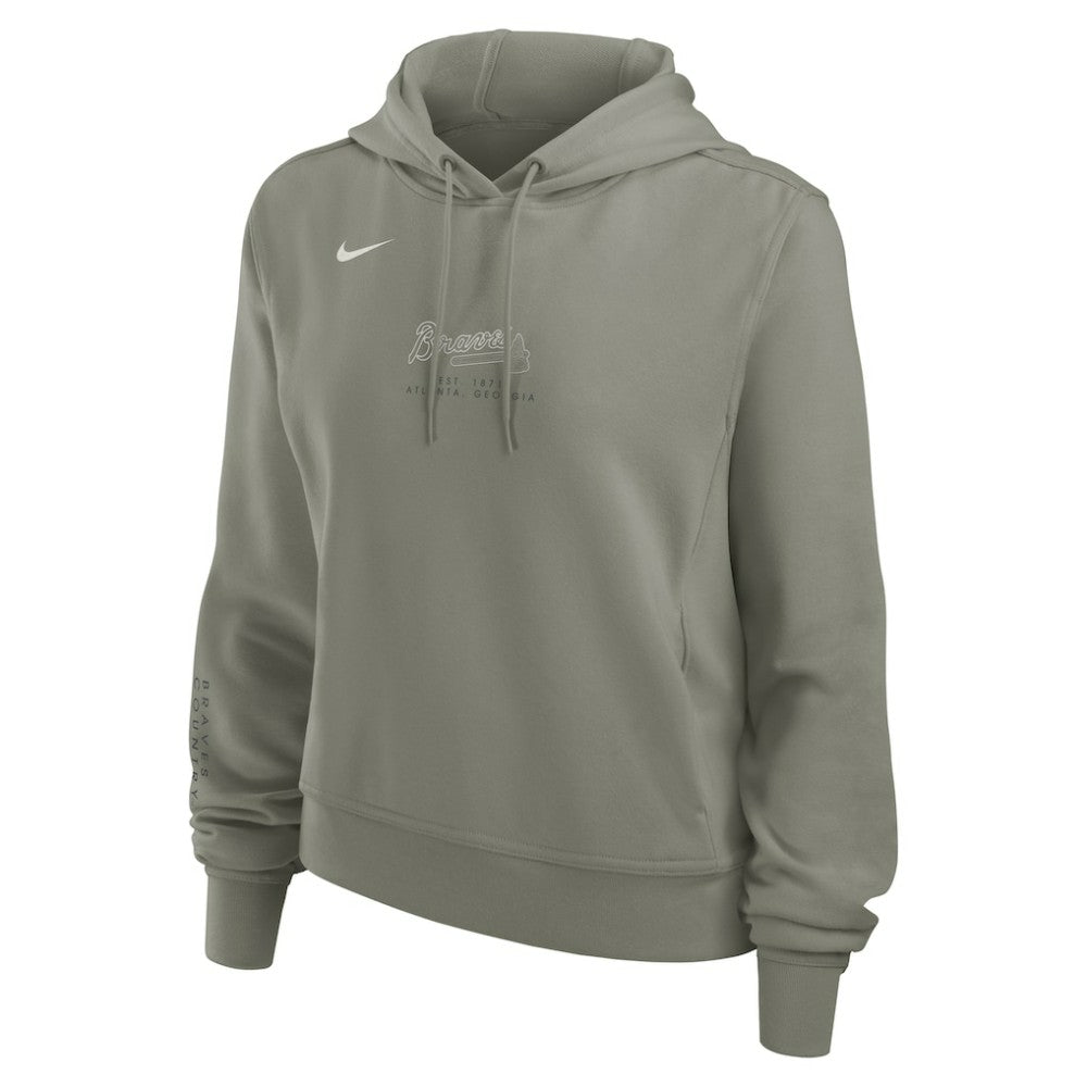 Atlanta Braves Nike Women's One Tri-Blend Dri-FIT Hoodie Sale