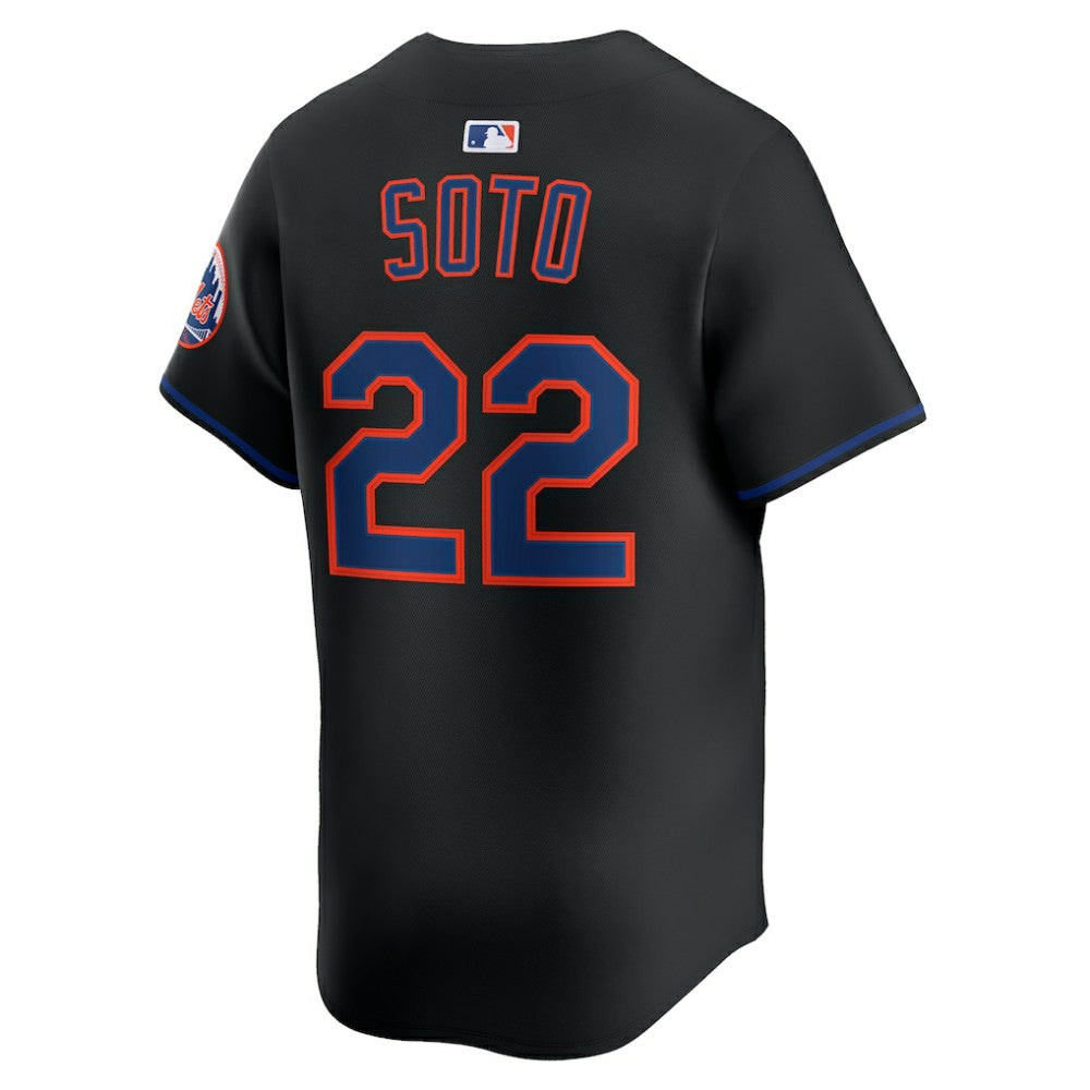 Juan Soto New York Mets Nike Alternate Limited Jersey - Black | MLB Jerseys
