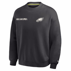 Philadelphia Eagles Oversized Type Play Multi Sweatshirt Black - Fanatics
