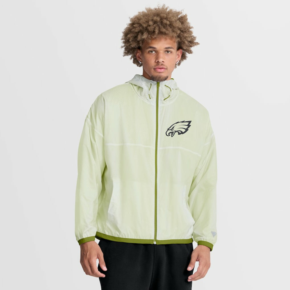 Philadelphia Eagles Type Play Down Full-Zip Jacket White - Fanatics