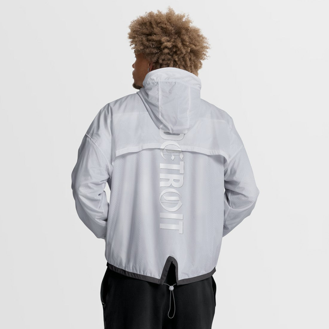 Detroit Lions Type Play Down Full-Zip Jacket White - Fanatics