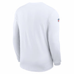 Dallas Cowboys Sideline Coach UV Dri-FIT Long Sleeve Shirt White - Nike