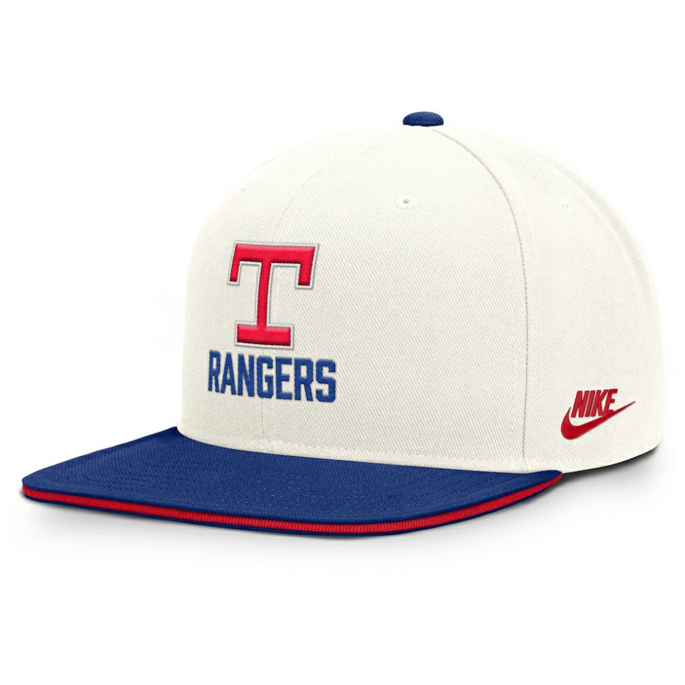 Texas Rangers Nike Cooperstown Pro Dri-FIT Snapback Hat Lifestyle