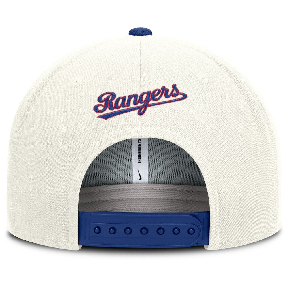 Texas Rangers Nike Cooperstown Pro Dri-FIT Snapback Hat Lifestyle