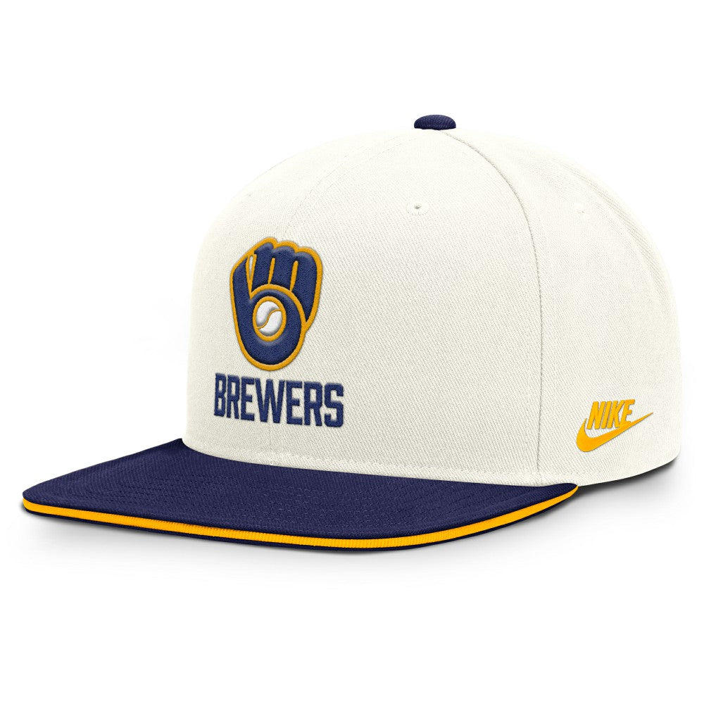 Milwaukee Brewers Nike Cooperstown Pro Dri-FIT Snapback Hat On Sale