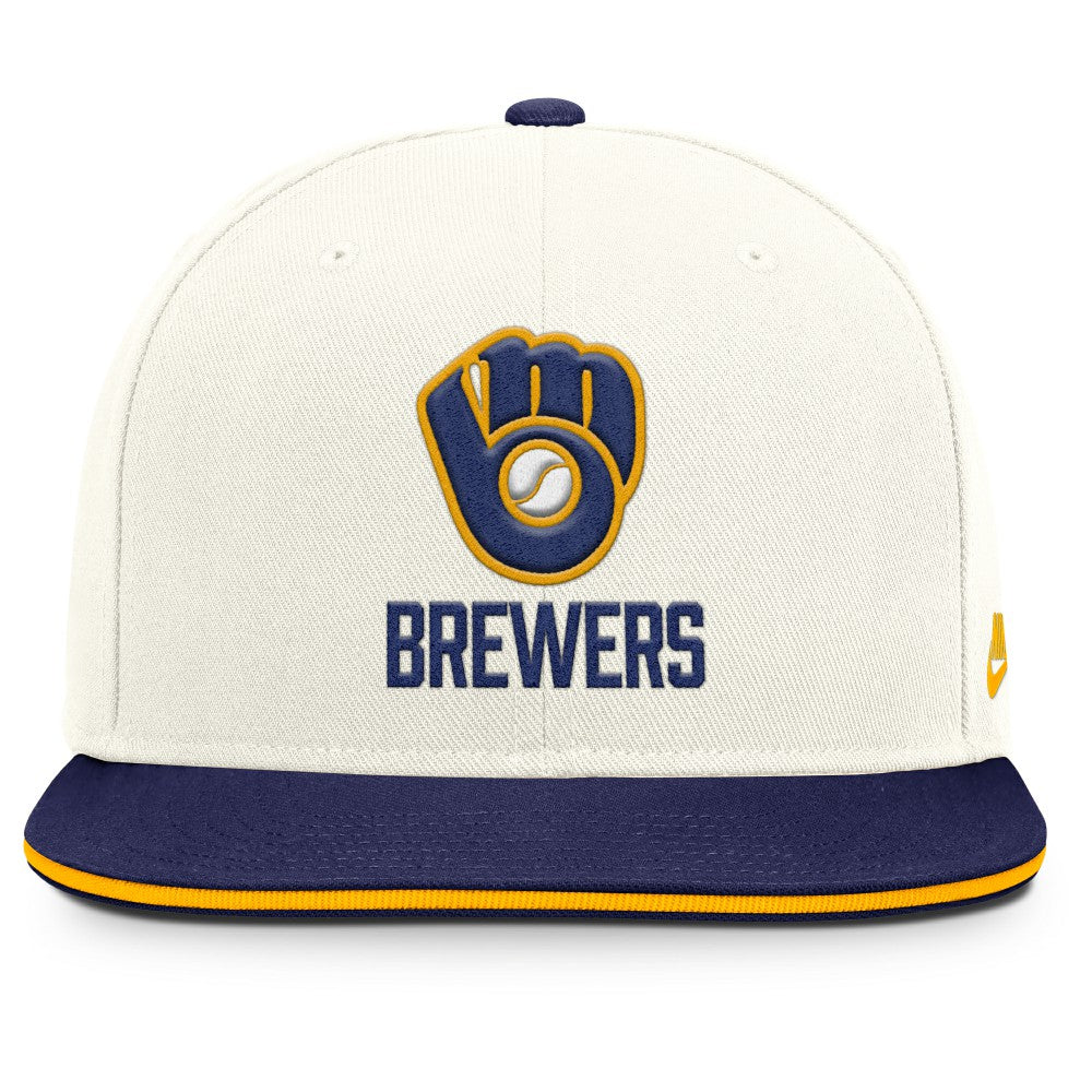 Milwaukee Brewers Nike Cooperstown Pro Dri-FIT Snapback Hat On Sale