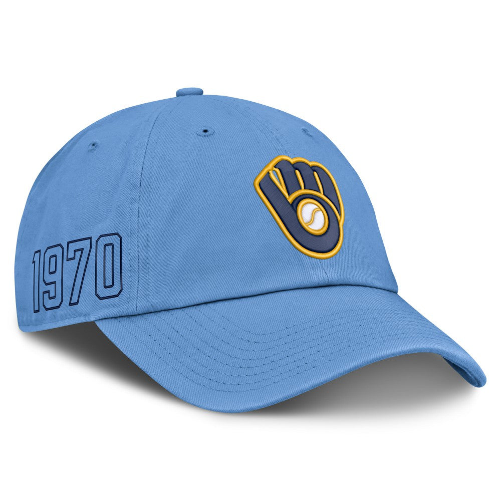 Milwaukee Brewers Nike Cooperstown Club Adjustable Hat On Sale