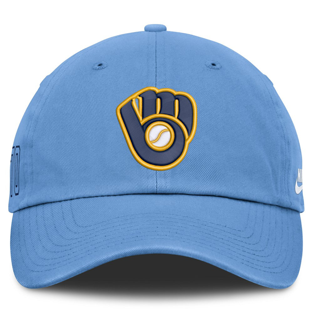 Milwaukee Brewers Nike Cooperstown Club Adjustable Hat On Sale