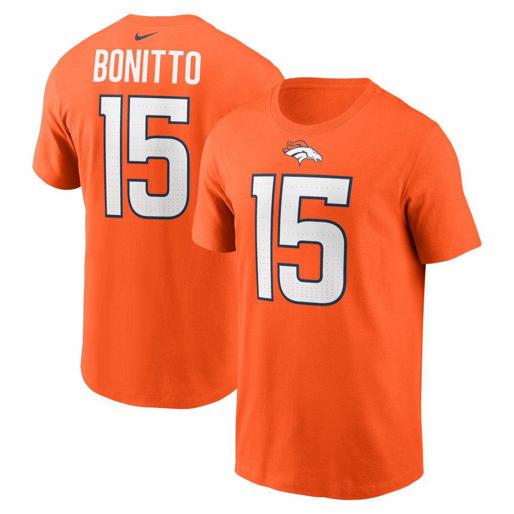 Nik Bonitto Denver Broncos Player Name & Number T-Shirt Orange - Nike