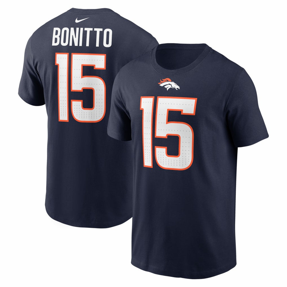 Nik Bonitto Denver Broncos Player Name & Number T-Shirt Navy - Nike
