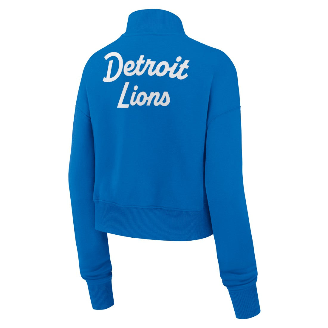 Detroit Lions Women's Phoenix Fleece Quarter-Zip Sweatshirt Blue - Nike