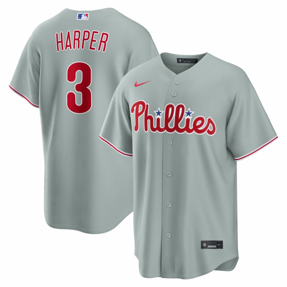 Bryce Harper Philadelphia Phillies Nike Road Replica Jersey for sale