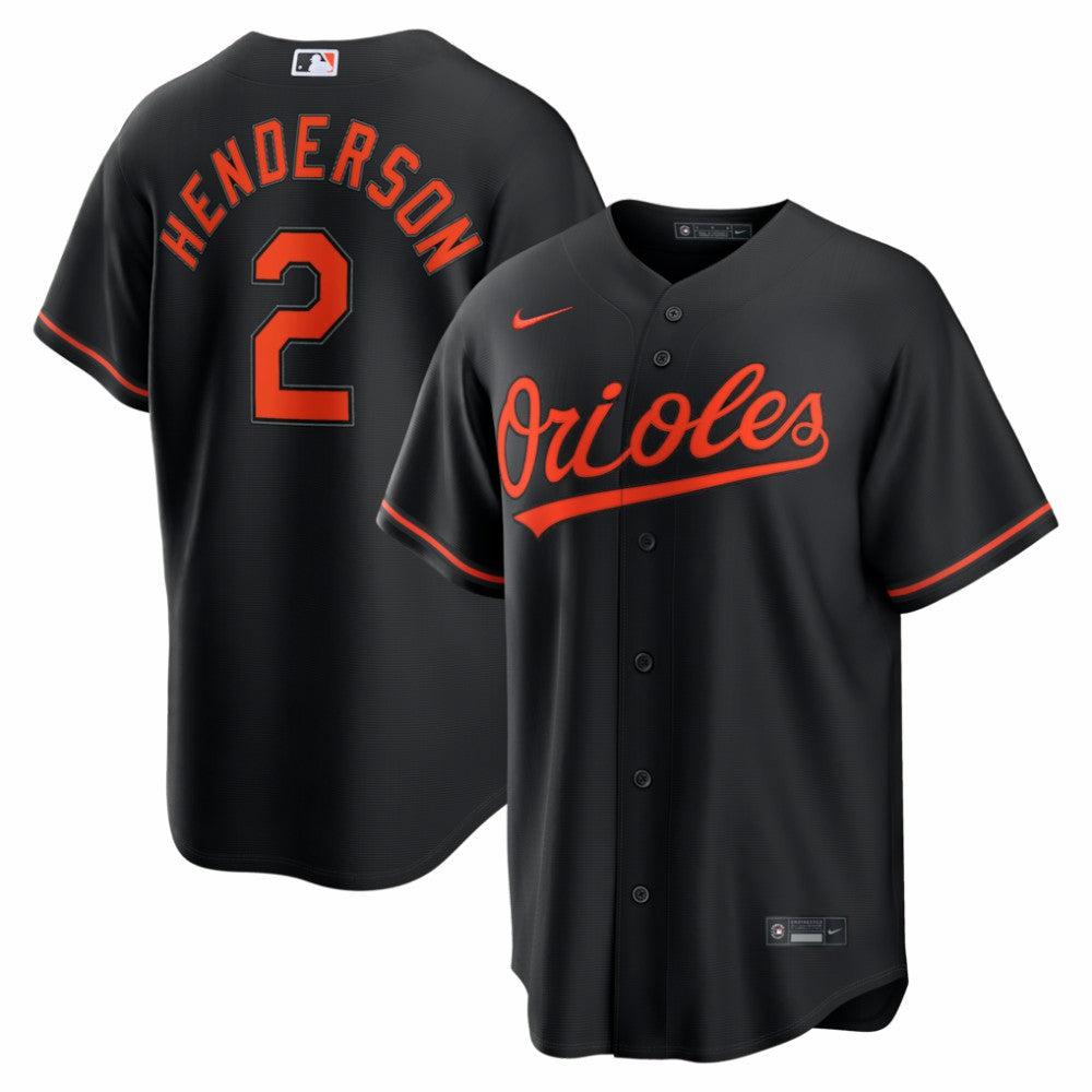 Gunnar Henderson Baltimore Orioles Nike Alternate Replica Jersey Clearance