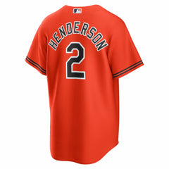 Gunnar Henderson Baltimore Orioles Nike Alternate 2 Replica Jersey Lifestyle