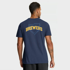 Milwaukee Brewers Nike Primetime 2-Hit T-Shirt Lifestyle