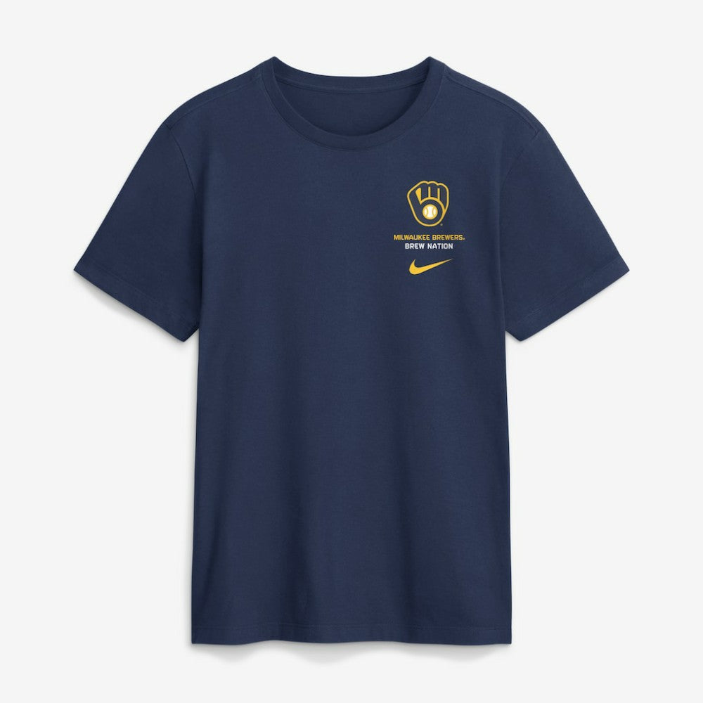 Milwaukee Brewers Nike Primetime 2-Hit T-Shirt Lifestyle