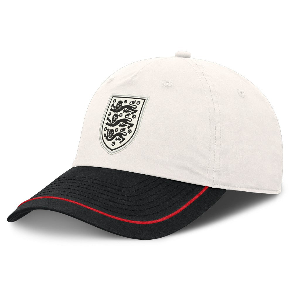 Fanatics England National Team Dad Adjustable Hat - White/Navy