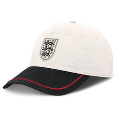 Fanatics England National Team Dad Adjustable Hat - White/Navy