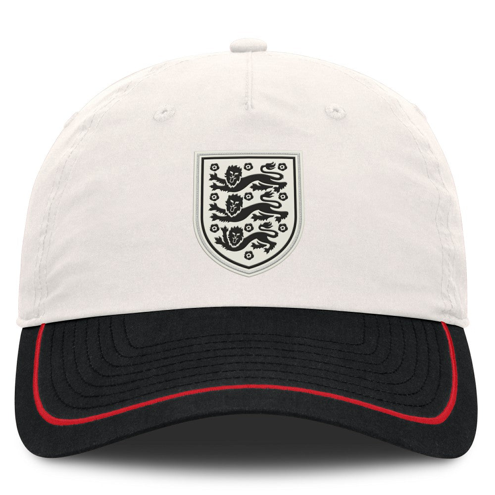 Fanatics England National Team Dad Adjustable Hat - White/Navy